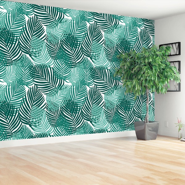 Papier Peint Mural Feuilles Tropicales Tulup Fr