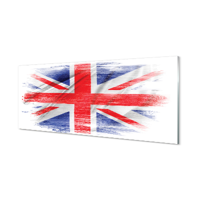 Tableaux sur verre acrylique Le drapeau de la grande-bretagne
