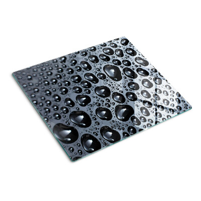 Planche à découper verre Gouttes d'eau sur le verre