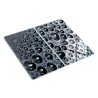 Planche à découper verre Gouttes d'eau sur le verre