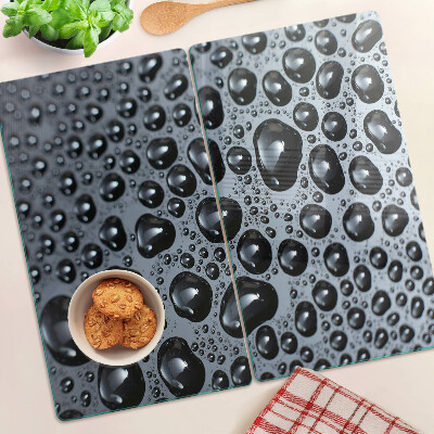 Planche à découper verre Gouttes d'eau sur le verre