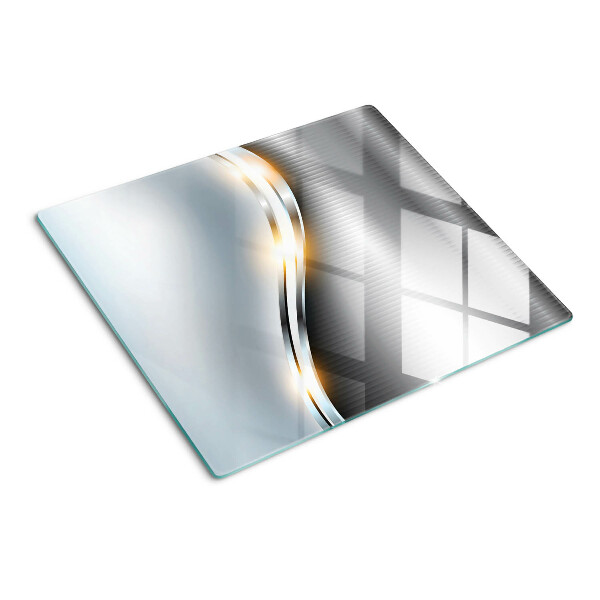 Planche à découper en verre Motif abstrait avec des lignes