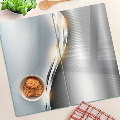 Planche à découper en verre Motif abstrait avec des lignes