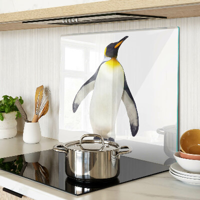 Planche à découper en verre Pingouin sur la glace