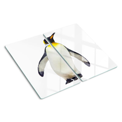 Planche à découper en verre Pingouin sur la glace