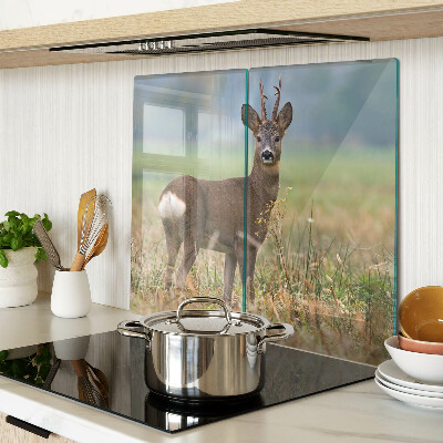 Planche à découper verre Chevreuil dans son habitat naturel