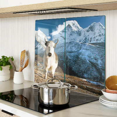 Planche à découper en verre Vache dans les montagnes