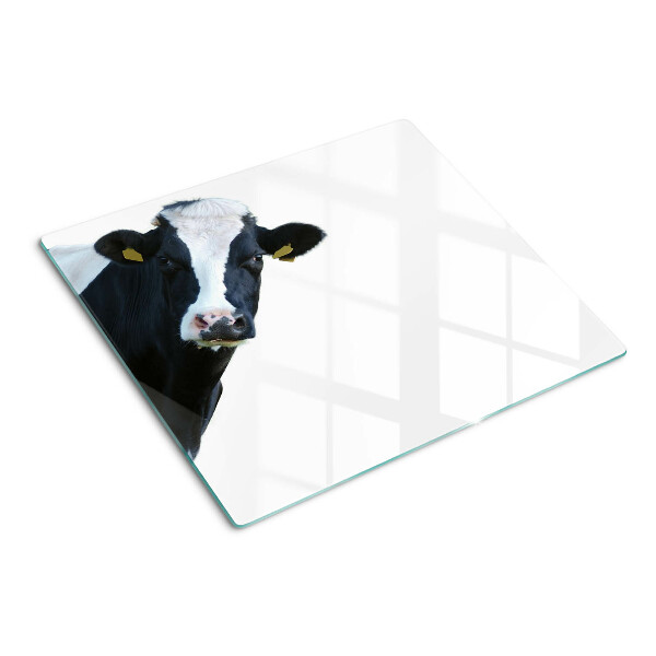 Planche à découper en verre Vache intéressante