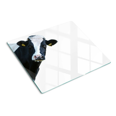 Planche à découper en verre Vache intéressante