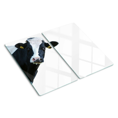 Planche à découper en verre Vache intéressante