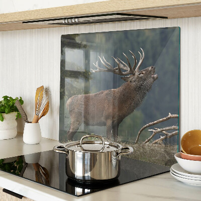 Planche à découper verre Cerf dans son habitat naturel