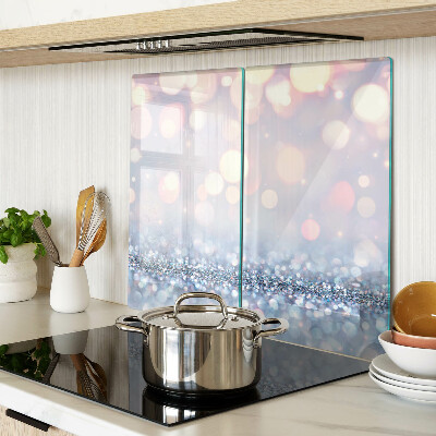 Planche à découper en verre Lumières scintillantes avec accent de diamant