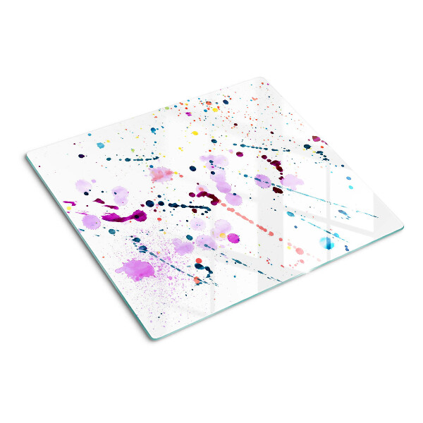 Planche à découper en verre Éclaboussures de peinture de style abstrait
