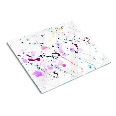 Planche à découper en verre Éclaboussures de peinture de style abstrait