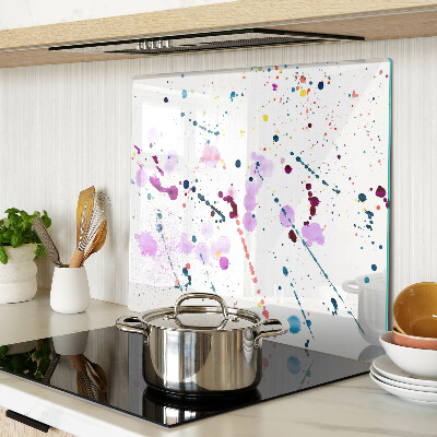 Planche à découper en verre Éclaboussures de peinture de style abstrait
