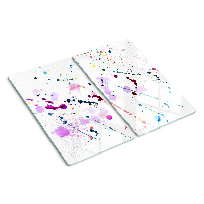 Planche à découper en verre Éclaboussures de peinture de style abstrait