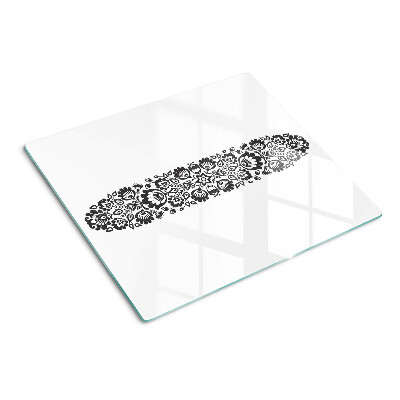 Planche à découper verre Motif floral de style folklorique