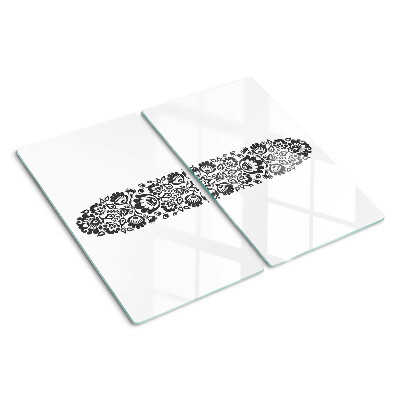 Planche à découper verre Motif floral de style folklorique