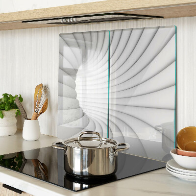 Planche à découper verre Intérieur en spirale