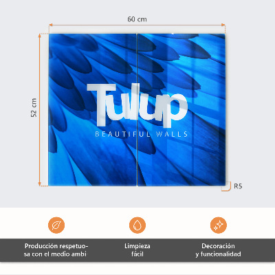 Planche à découper en verre Géométrie colorée dans les triangles