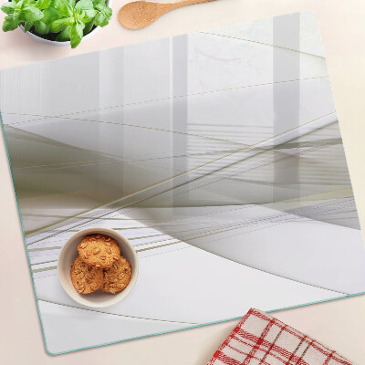 Planche à découper verre Lignes et formes abstraites