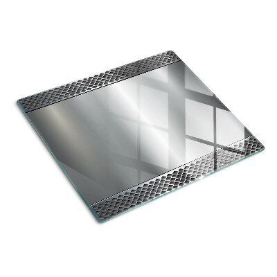 Planche à découper en verre maille diamant