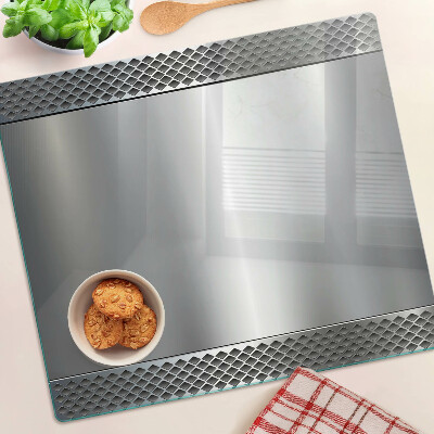 Planche à découper en verre maille diamant