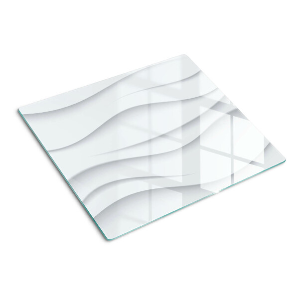 Planche à découper en verre Vagues et lignes