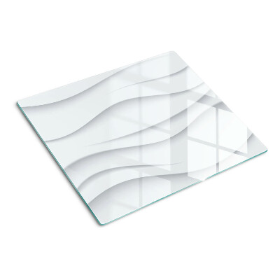 Planche à découper en verre Vagues et lignes