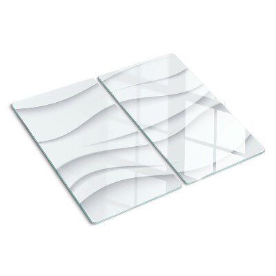 Planche à découper en verre Vagues et lignes