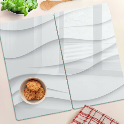 Planche à découper en verre Vagues et lignes