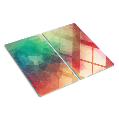 Planche à découper en verre Motif géométrique abstrait