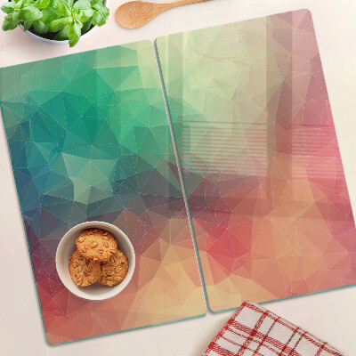 Planche à découper en verre Motif géométrique abstrait