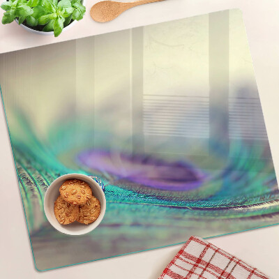 Planche à découper en verre Une goutte sur une feuille