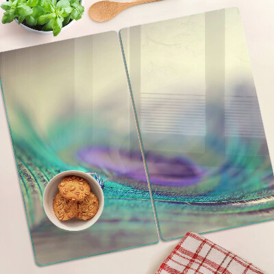 Planche à découper en verre Une goutte sur une feuille