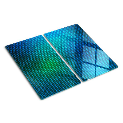 Planche à découper verre Dégradé de couleurs dans les tons de bleu