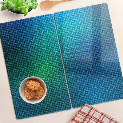 Planche à découper verre Dégradé de couleurs dans les tons de bleu