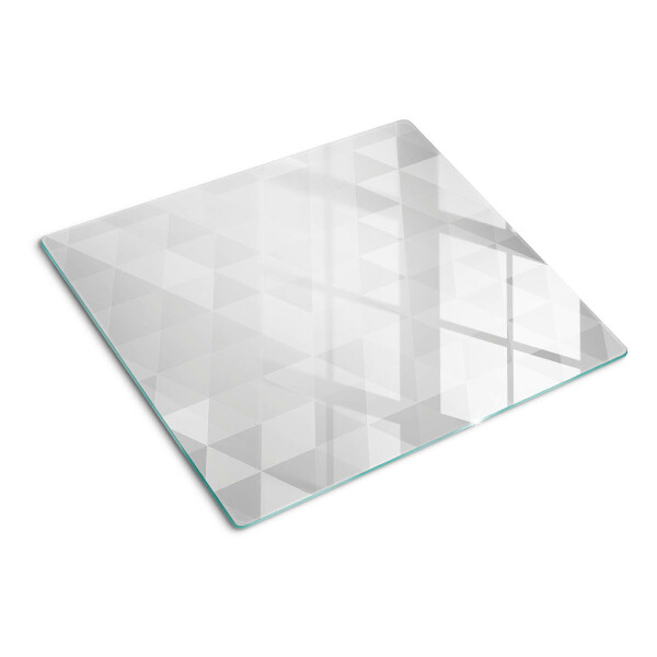 Planche à découper verre Motifs géométriques dans les tons de gris