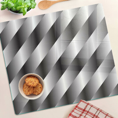 Planche à découper verre Motifs géométriques dans les tons de gris