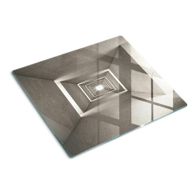 Planche à découper en verre Intérieur géométrique avec effet de profondeur