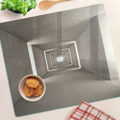 Planche à découper en verre Intérieur géométrique avec effet de profondeur