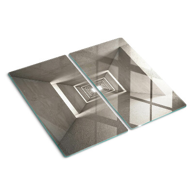 Planche à découper en verre Intérieur géométrique avec effet de profondeur
