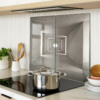 Planche à découper en verre Intérieur géométrique avec effet de profondeur