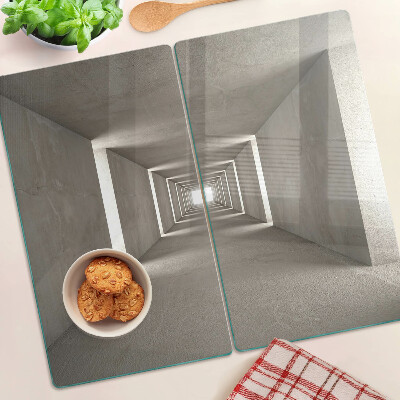 Planche à découper en verre Intérieur géométrique avec effet de profondeur