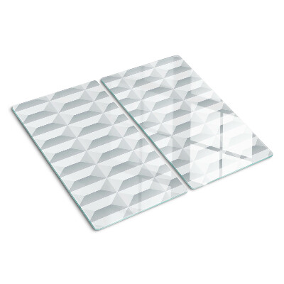 Planche à découper verre Géométrie du cube 3D