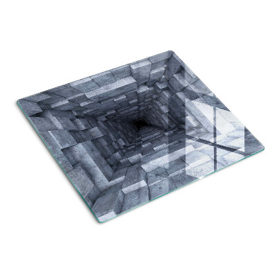 Planche à découper verre Illusion du trou profond