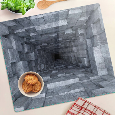 Planche à découper verre Illusion du trou profond