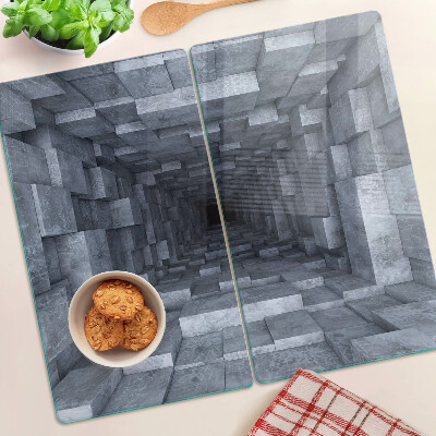 Planche à découper verre Illusion du trou profond