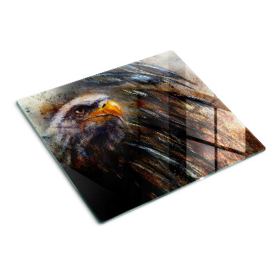 Planche à découper en verre Aigle en mouvement