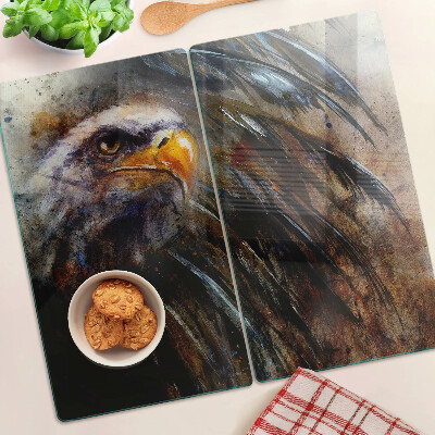 Planche à découper en verre Aigle en mouvement